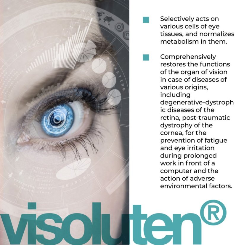 VIZOLUTEN® – Podpora zraku a ochrana sítnice