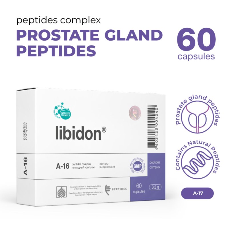 LIBIDON® – Peptidový komplex pro zdraví prostaty a mužskou vitalitu