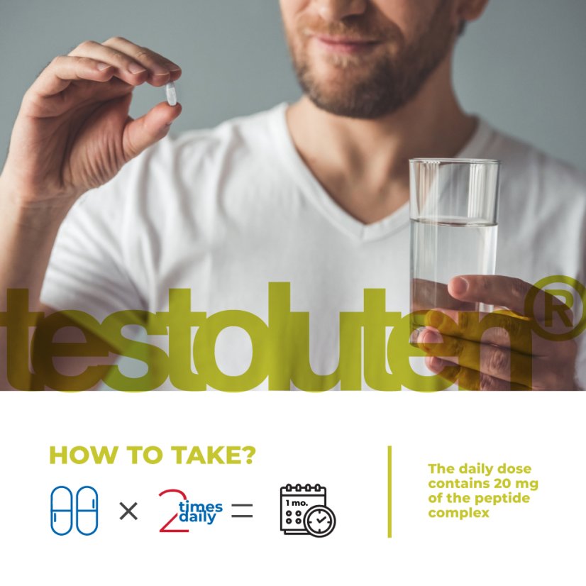 TESTOLUTEN® – Peptidový komplex pro podporu mužské vitality a testosteronu