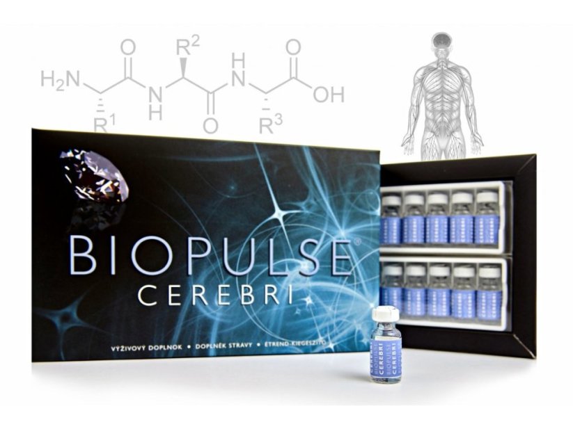 Peptidový ultrafiltrát - BIOPULSE® CEREBRI – Podpora nervového systému a kognitivních funkcí