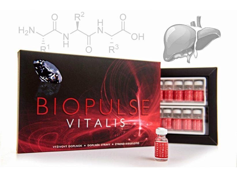 Peptidový ultrafiltrát - BIOPULSE® VITALIS – Regenerace a podpora jater