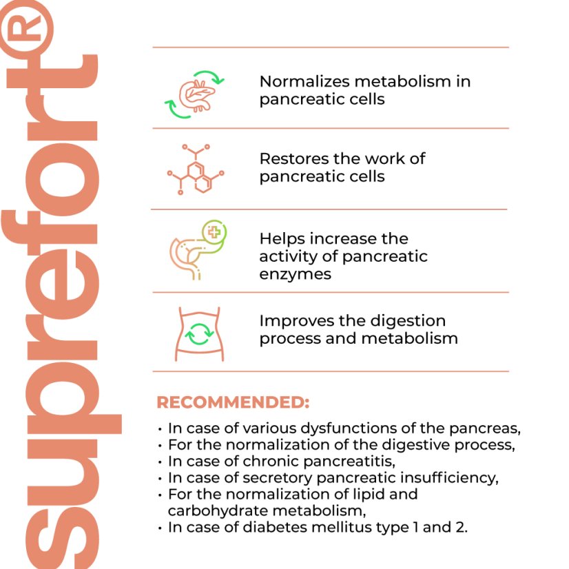 SUPREFORT® – Podpora slinivky a metabolismu