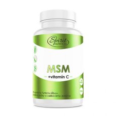 MSM + vitamín Spirit Nutrition – imunita, zdraví a vitalita, 140 kapslí