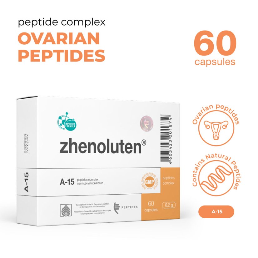 ZHENOLUTEN CYTOMAXY – peptidový komplex pro hormonální rovnováhu a ženský reprodukční systém