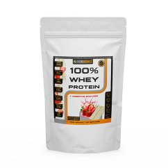 100% Whey Protein - bílá čokoláda-jahoda