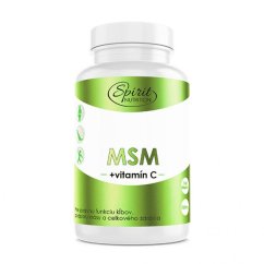 MSM + vitamín Spirit Nutrition – imunita, zdraví a vitalita, 140 kapslí MSM + vitamín Spirit Nutrition – imunita, zdraví a vitalita, 140 kapslí