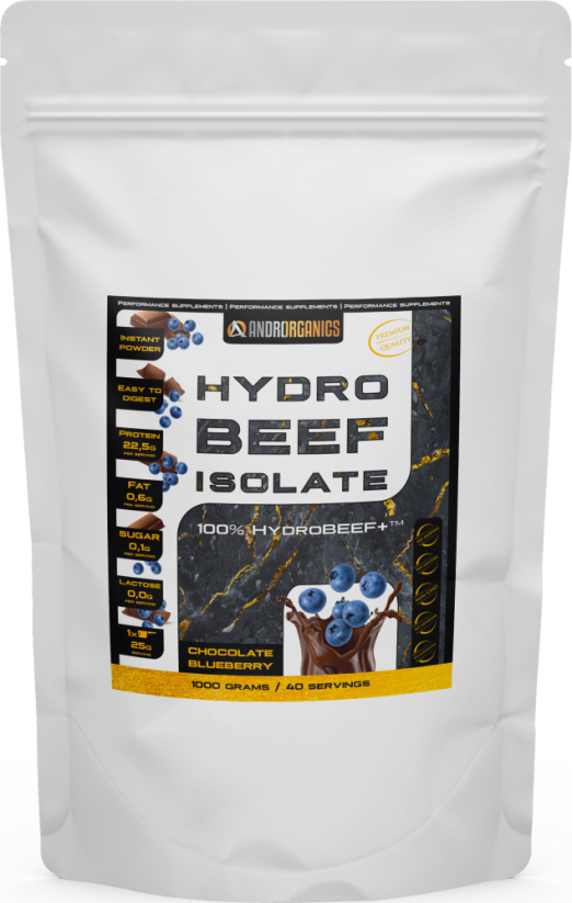 Hydro Beef Isolate - Příchutě: čokoláda-borůvka