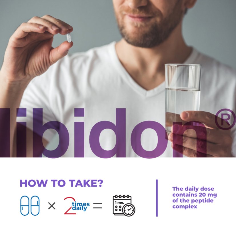 LIBIDON® – Peptidový komplex pro zdraví prostaty a mužskou vitalitu