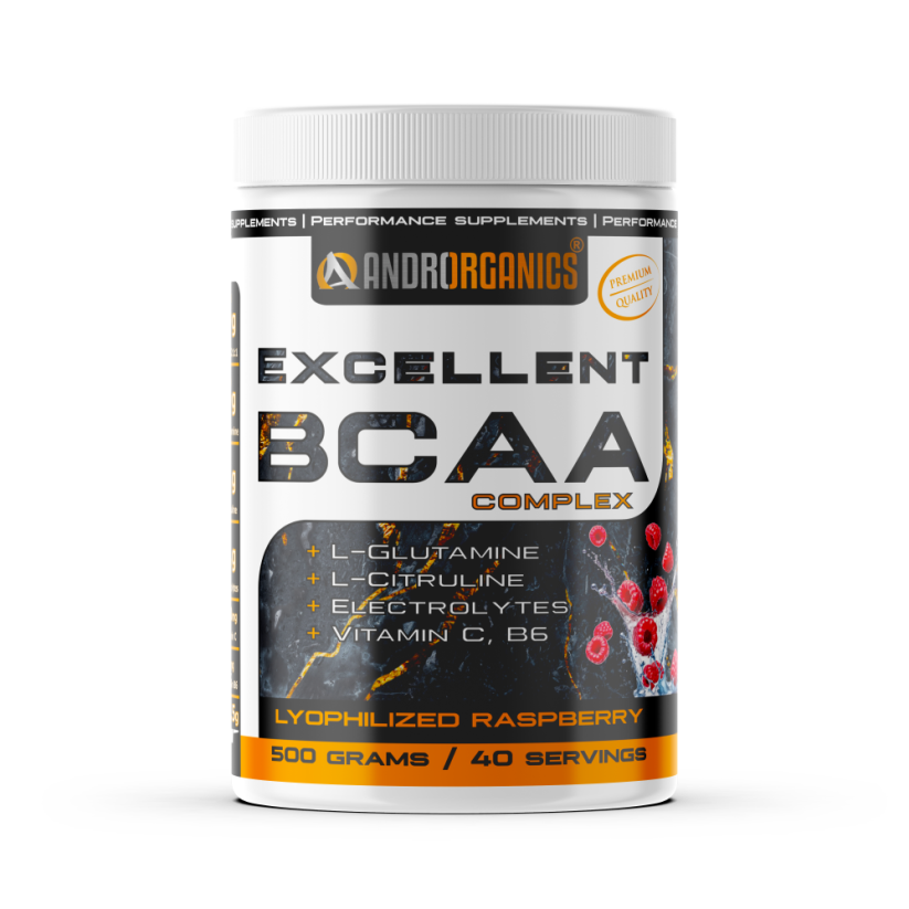 Excellent BCAA Complex - Příchutě: malina, Balení: 440 g