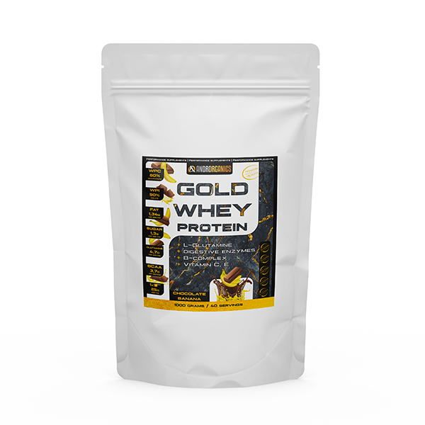 Gold Whey Protein - Příchutě: čokoláda-banán
