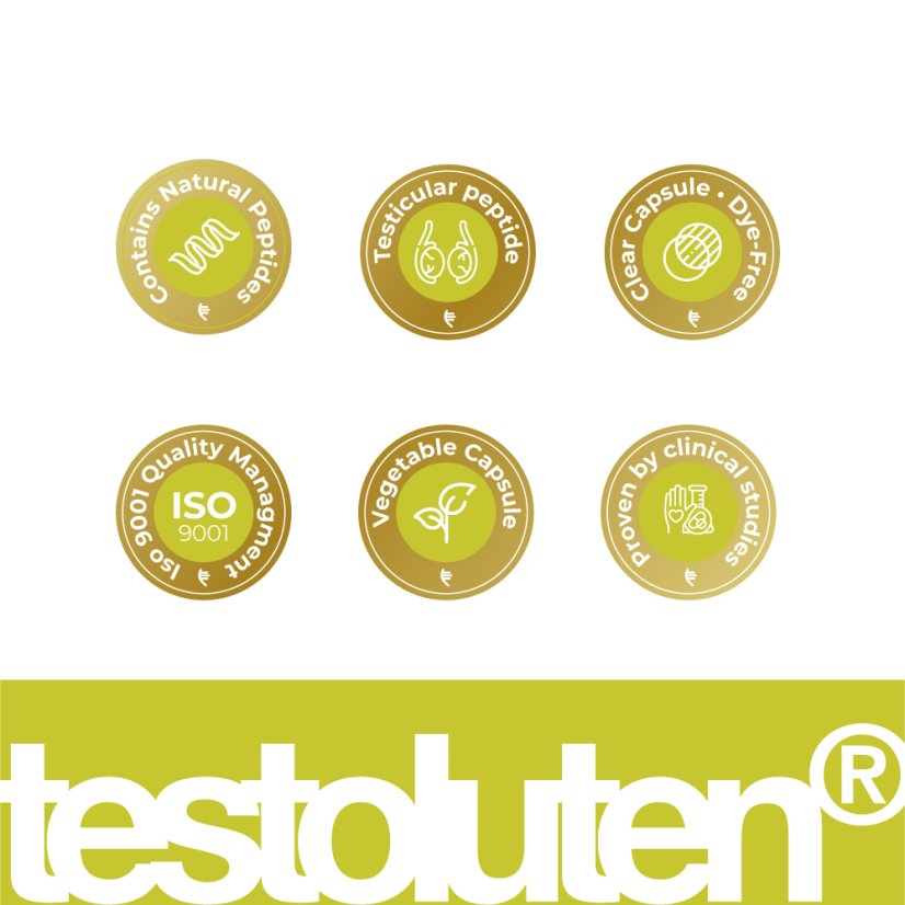 TESTOLUTEN® – Peptidový komplex pro podporu mužské vitality a testosteronu
