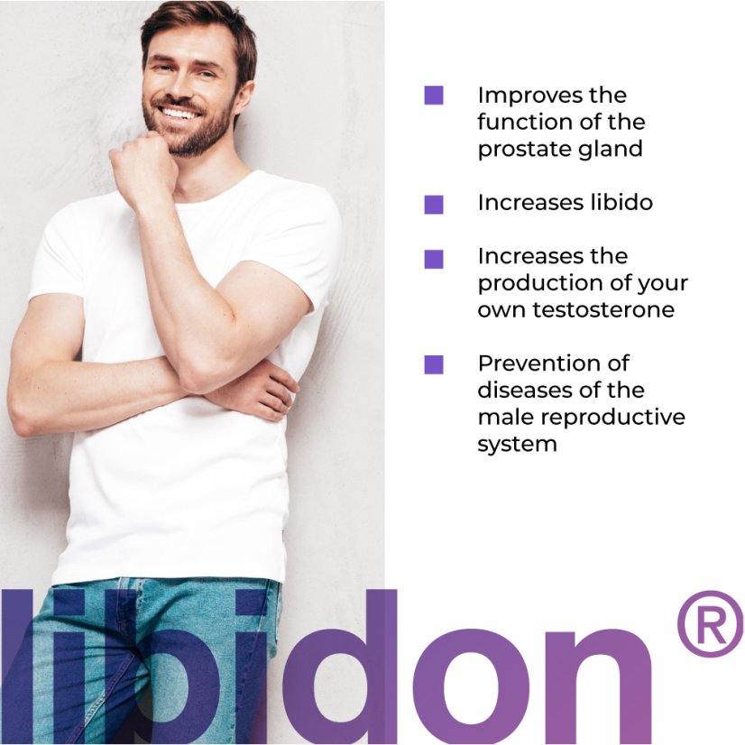 LIBIDON® – Peptidový komplex pro zdraví prostaty a mužskou vitalitu