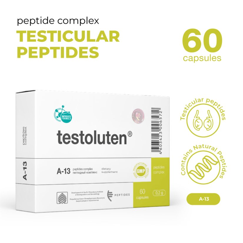 TESTOLUTEN® – Peptidový komplex pro podporu mužské vitality a testosteronu