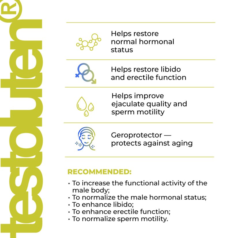 TESTOLUTEN® – Peptidový komplex pro podporu mužské vitality a testosteronu
